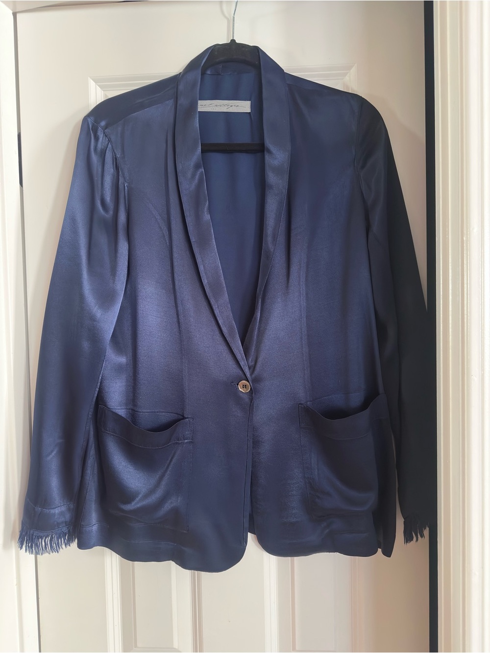 Raquel Allegra Satin Kimono Jacket